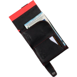 Slim Secure Carbon Geldbörse Münzfach Schwarz Rot TONY PEROTTI Minibörse RFID