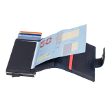 Maitre Kartenetui RFID c-two e-cage Birkenfeld Geldbörse ohne Münzfach Blau
