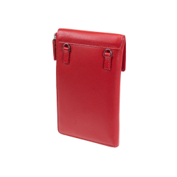 Handytasche Umhängetasche für Smartphone Maitre belg Margarete mit Geldbörse Rot