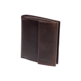 Maitre Geldbörse birkheim Dunkelbraun quadratisch Portemonnaie Leder RFID Schutz