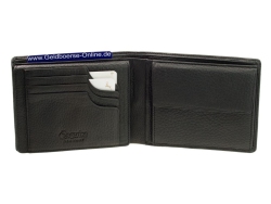 Esquire Geldbörse aus Hirschleder 2282-09 Schwarz,...