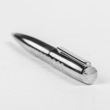 Hugo Boss Kugelschreiber Label Chrome Ballpoint Pen Silber Metall Kuli