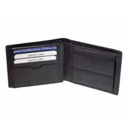 GO Geldbörse mit RFID Schutz Schwarz Geldbeutel...