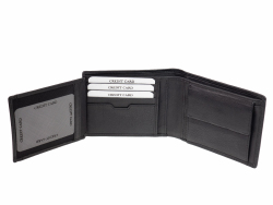 GO Geldbörse mit RFID Schutz Schwarz Geldbeutel...