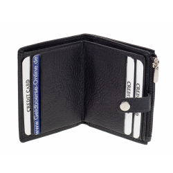 GO kleine Geldbörse mit RFID Schutz Schwarz...