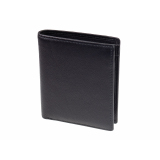 Brieftasche Ausweisetui GO Geldbörse ohne Münzfach mit RFID Schutz Schwarz