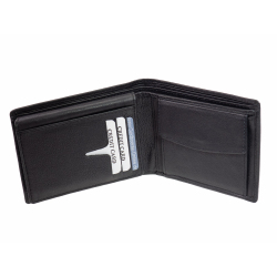 Portemonnaie GO Geldbörse mit RFID Schutz Schwarz...