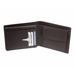 Portemonnaie GO Geldbörse mit RFID Schutz Braun...