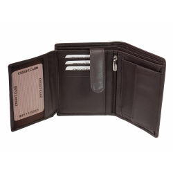 Geldbörse mit RFID Schutz Leder Portemonnaie GO...