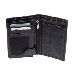 Kleine Geldbörse mit RFID Schutz Leder GO...