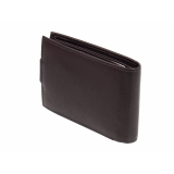kleine Geldbörse GO mit RFID Schutz Braun Geldbeutel Leder Mini Portemonnaie