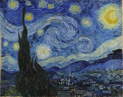 Kugelschreiber Visconti van Gogh Starry Night Blau...